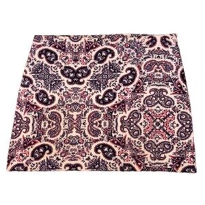 Audrey & Celine pink Paisley Print Women's Skirt size 8